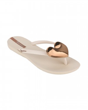 Beige / Brown Ipanema Wave Heart | 7345ULIHC