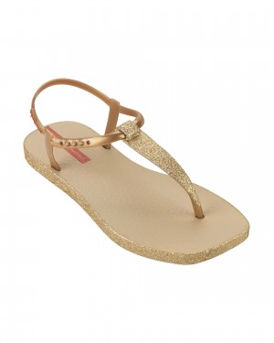 Beige / Gold Ipanema Class Edge Glow | 7498JQASV