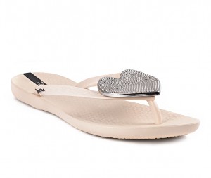 Beige / Silver Ipanema Wave Heart | 0943MKWXL