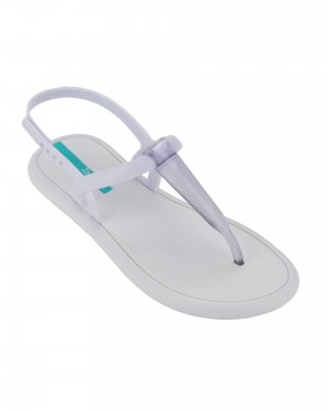 White Ipanema Glossy Sandal | 3024RIOJE