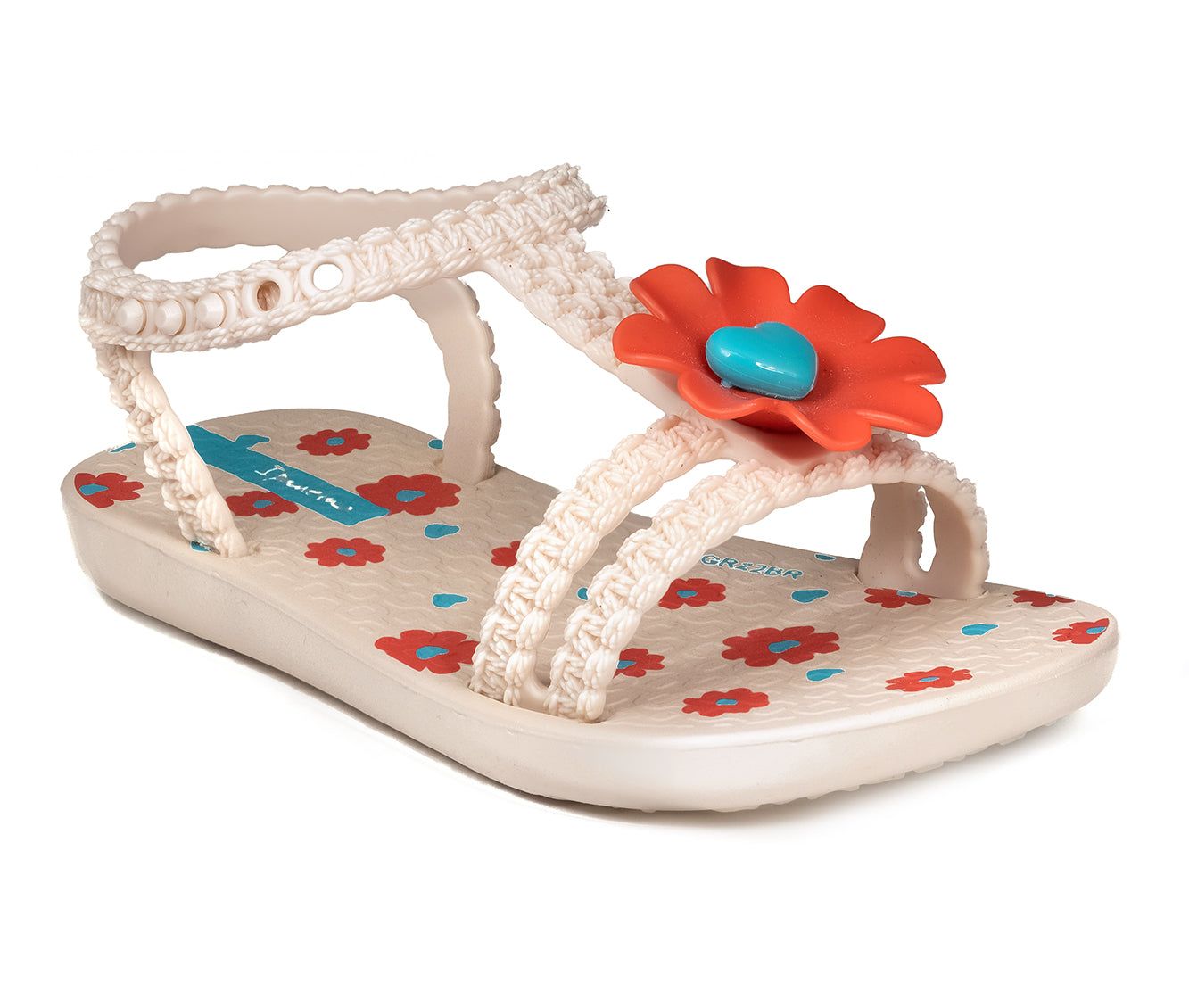 Beige / Beige / Red Ipanema Daisy | 9347TCORG