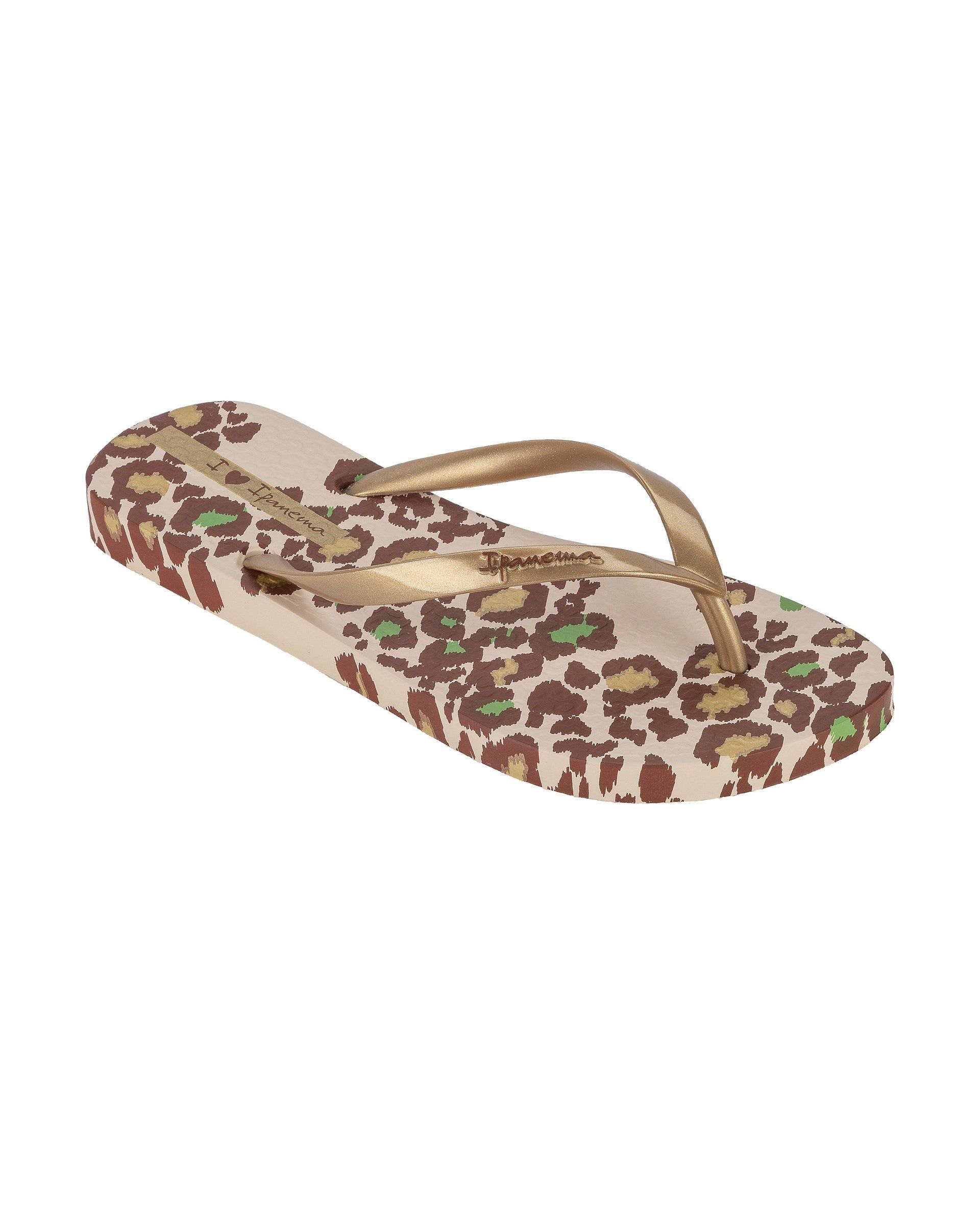 Beige / Gold Ipanema Animal Print | 0659ASWMP