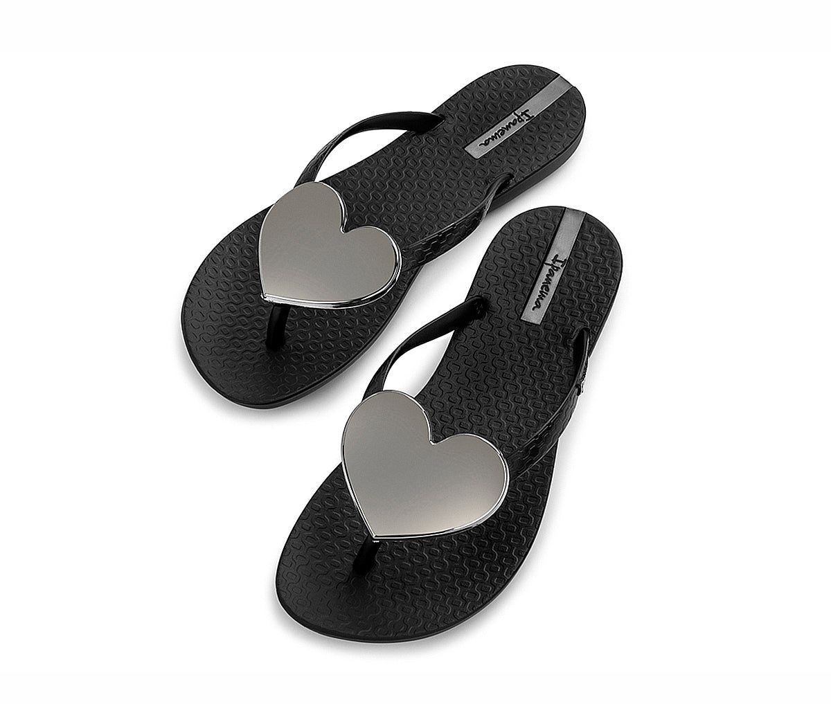 Black Ipanema Wave Heart | 9463REBMG