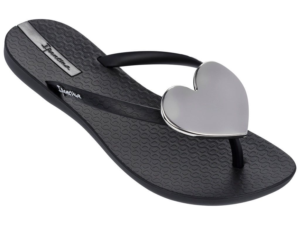 Black Ipanema Wave Heart | 9463REBMG