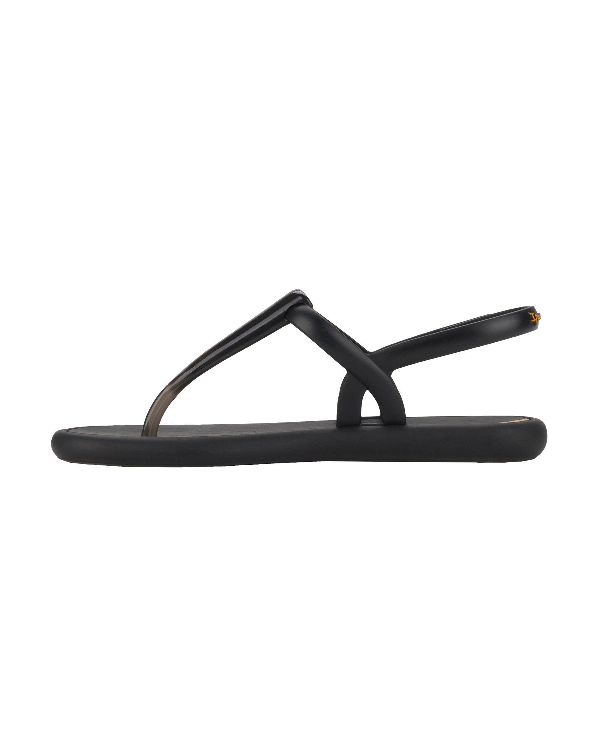 Black / Black Ipanema Glossy Sandal | 4156DTLOJ