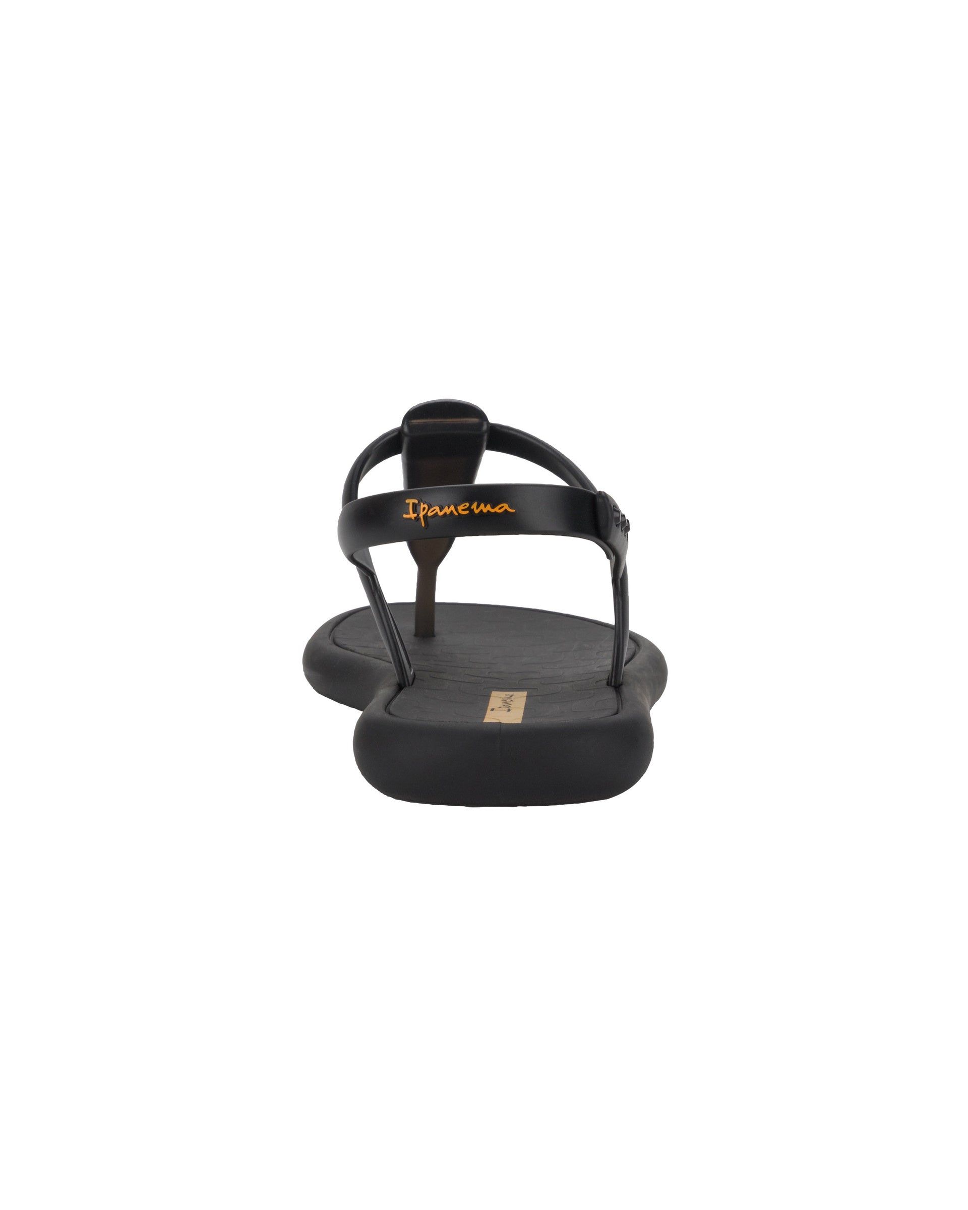 Black / Black Ipanema Glossy Sandal | 4156DTLOJ