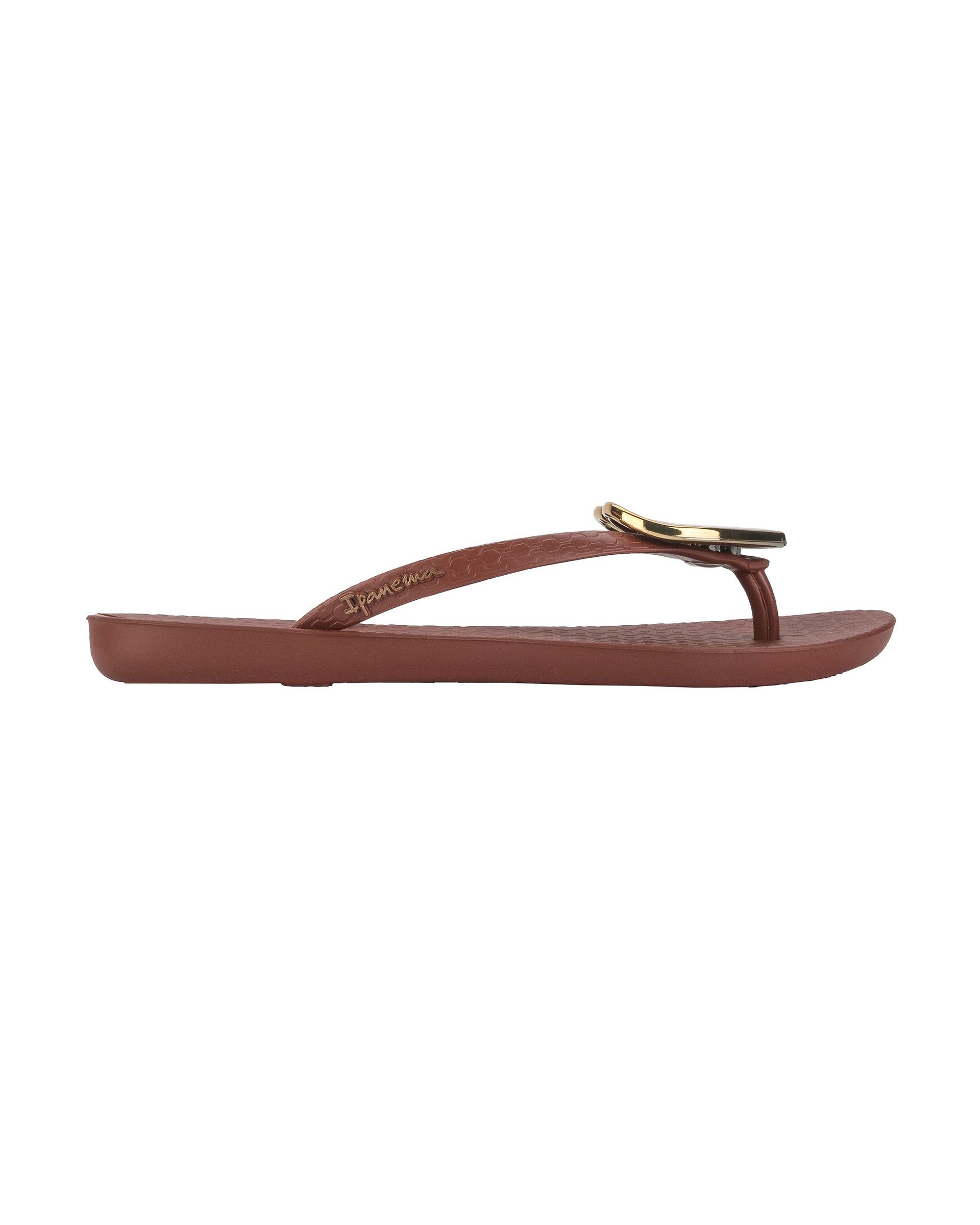 Brown / Brown / Gold Ipanema Wave Heart | 1540RELKA