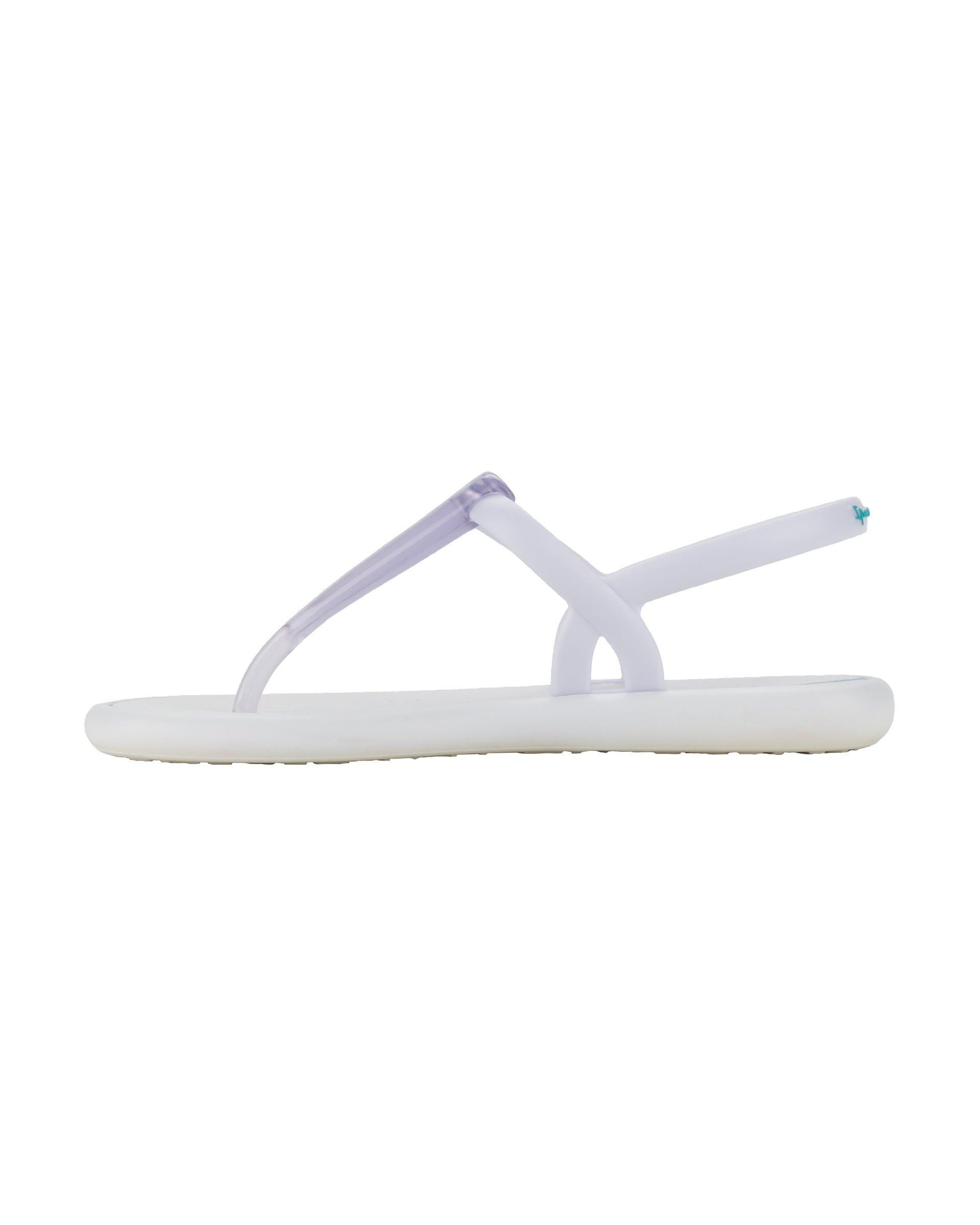 White Ipanema Glossy Sandal | 3024RIOJE